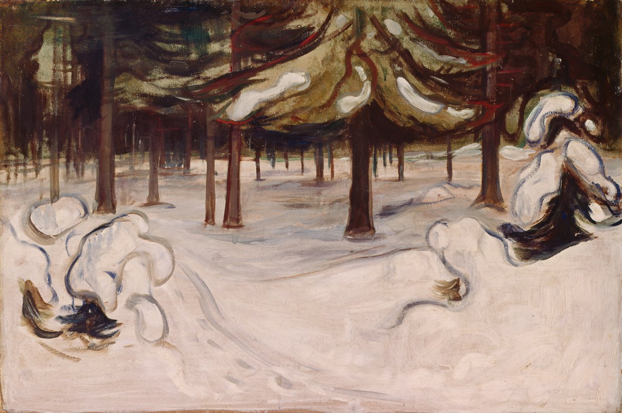 Zima autorstwa Edvard Munch