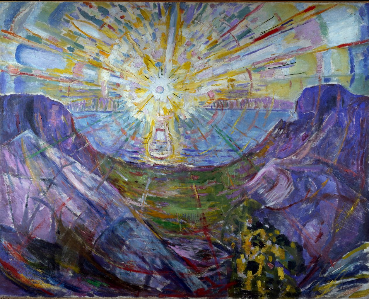 słońce autorstwa Edvard Munch