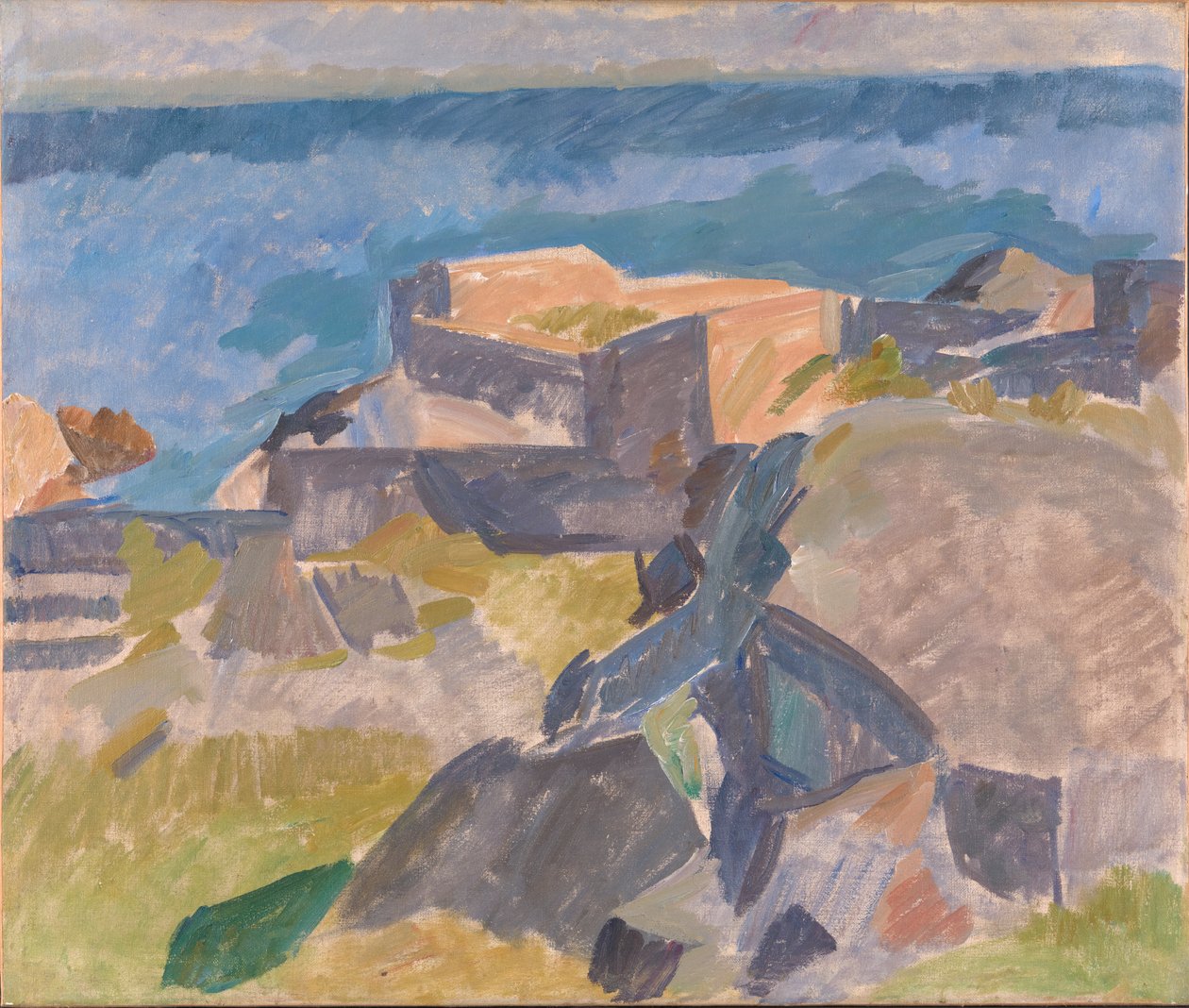 Krajobraz z Christiansø autorstwa Edvard Weie