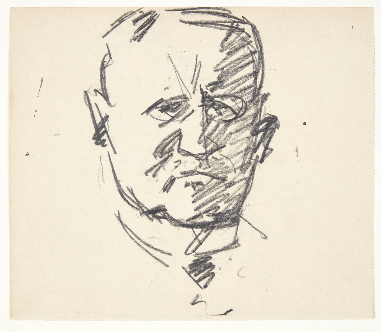 Studium do portretu profesora med. Carl Lorentzen (1860-1932) autorstwa Edvard Weie