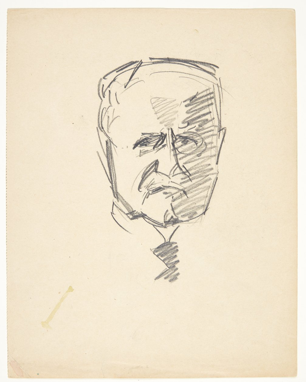 Studium do portretu dr.med. Carl Lorentzen (1860-1932) autorstwa Edvard Weie