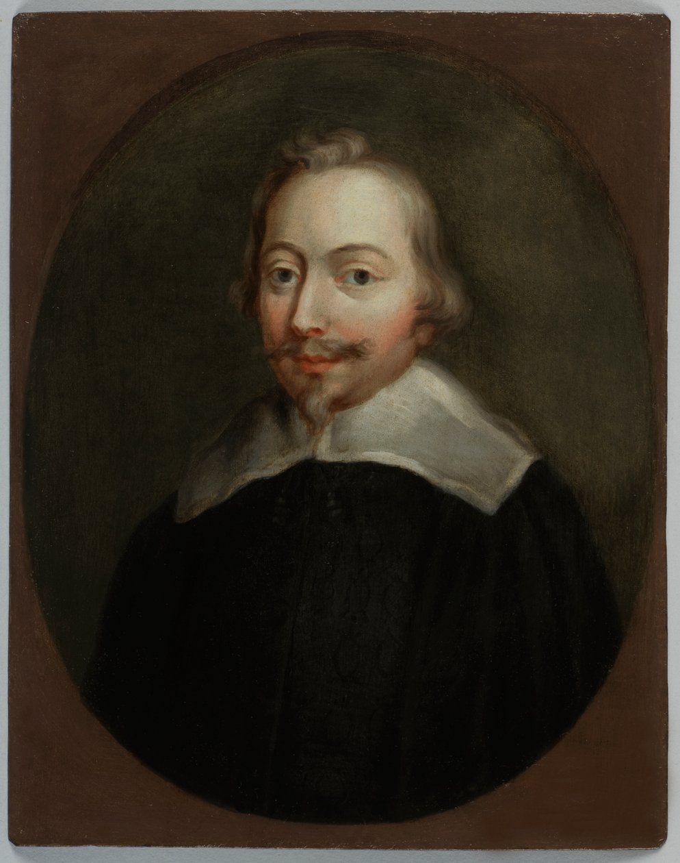 Portret Johna Pyma (olej na miedzi) autorstwa Edward Bower
