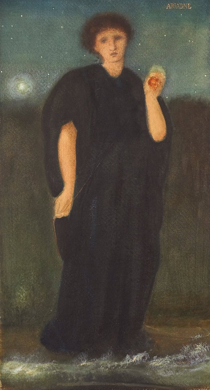 Ariadna autorstwa Edward Burne Jones