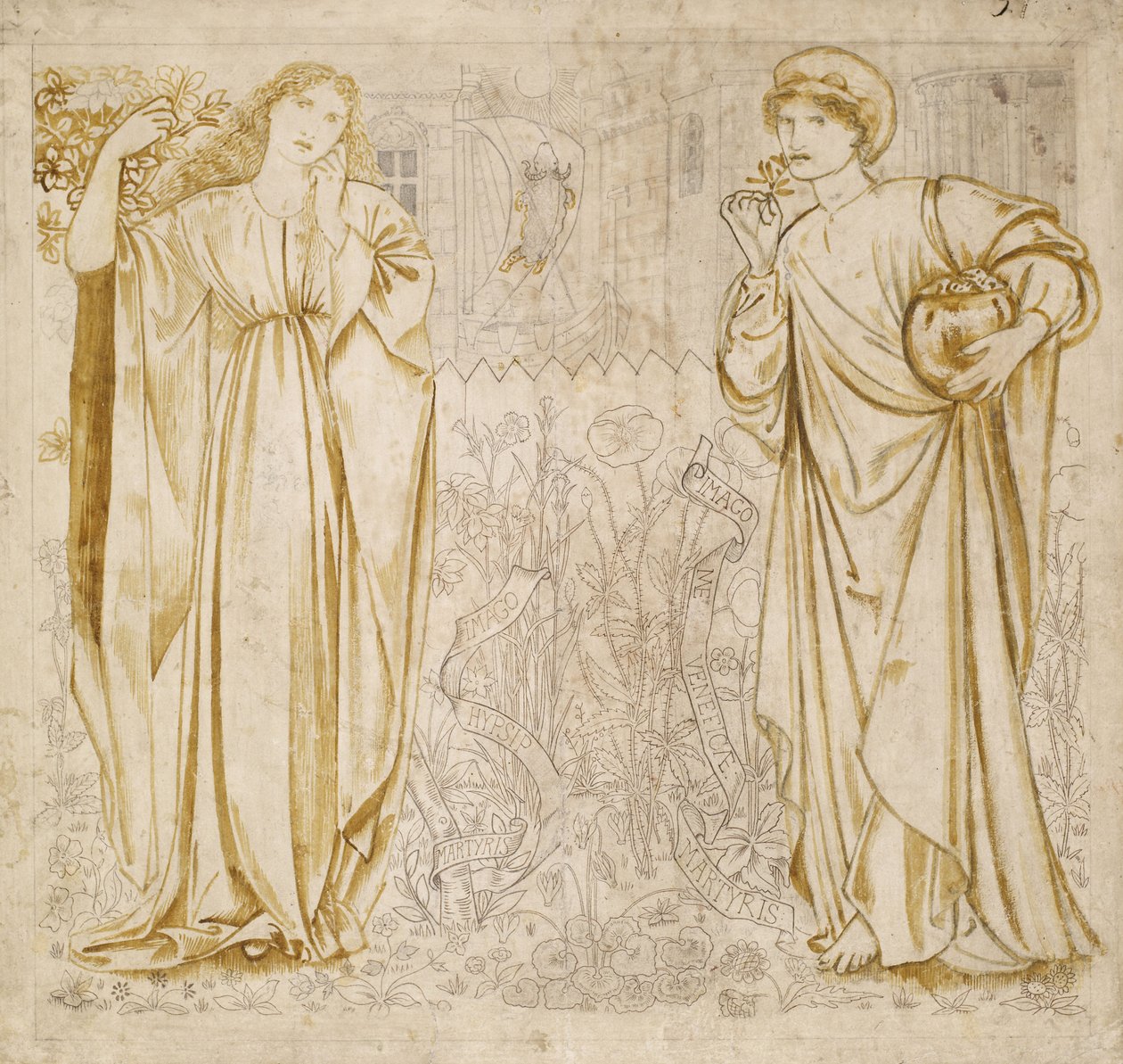 Chaucers Legenda dobrych kobiet autorstwa Edward Burne Jones