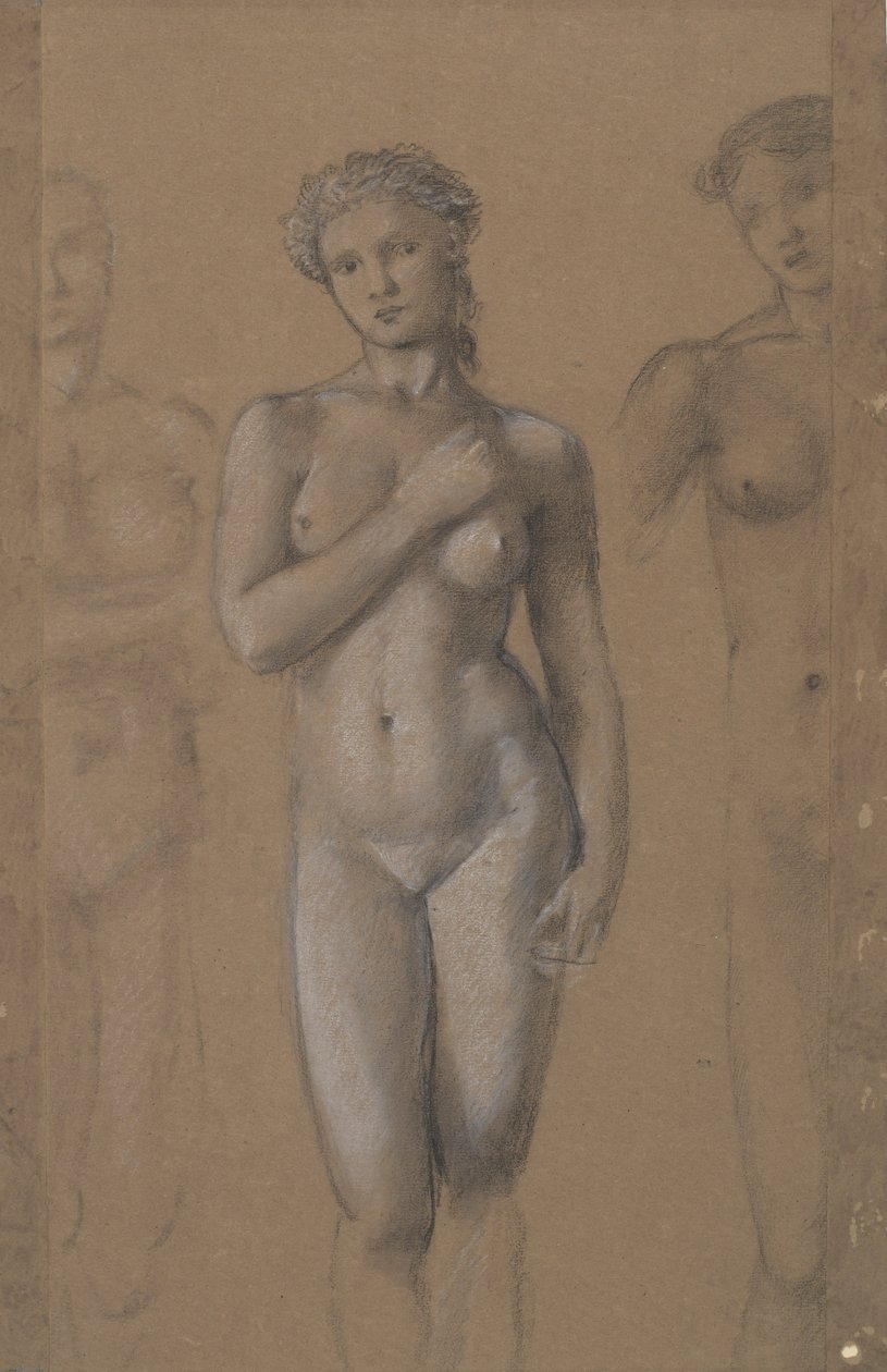 Akt kobiecy autorstwa Edward Burne Jones