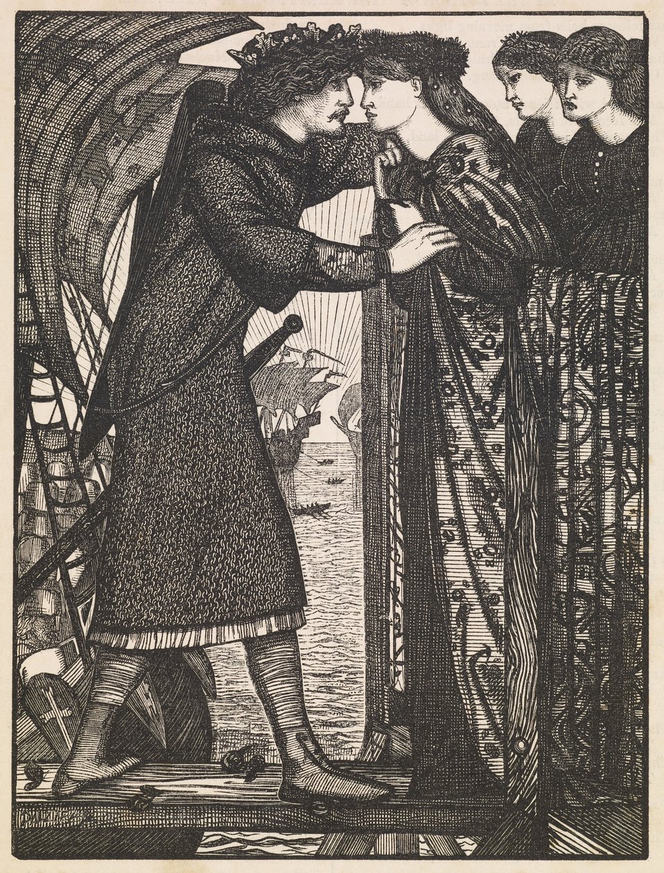 Król Sigurd Krzyżowiec autorstwa Edward Burne Jones