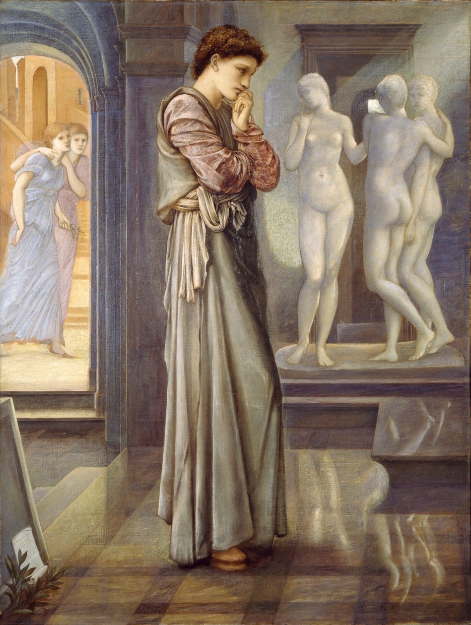 Pigmalion i obraz autorstwa Edward Burne Jones