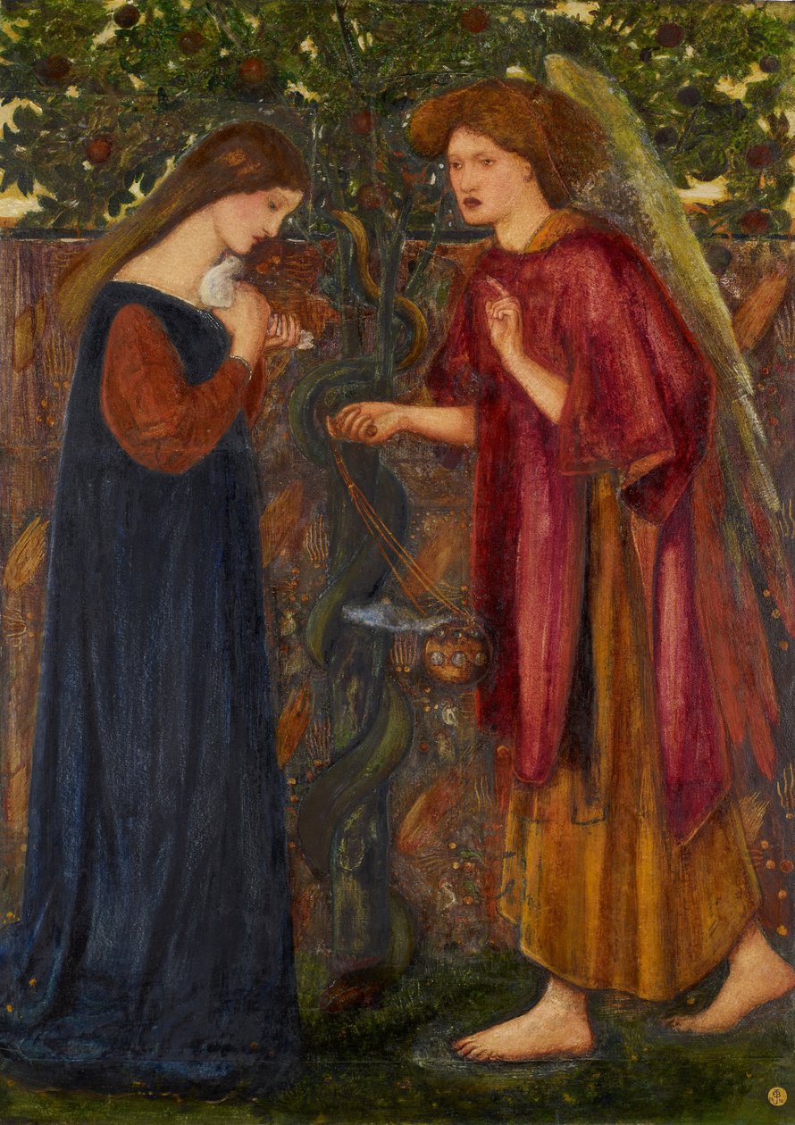 Zwiastowanie autorstwa Edward Burne Jones
