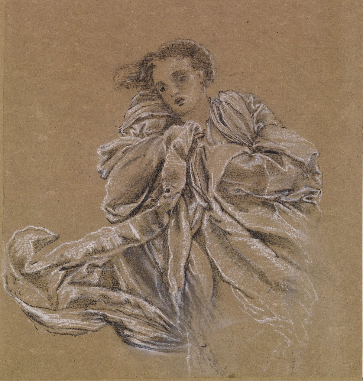Zima autorstwa Edward Burne Jones