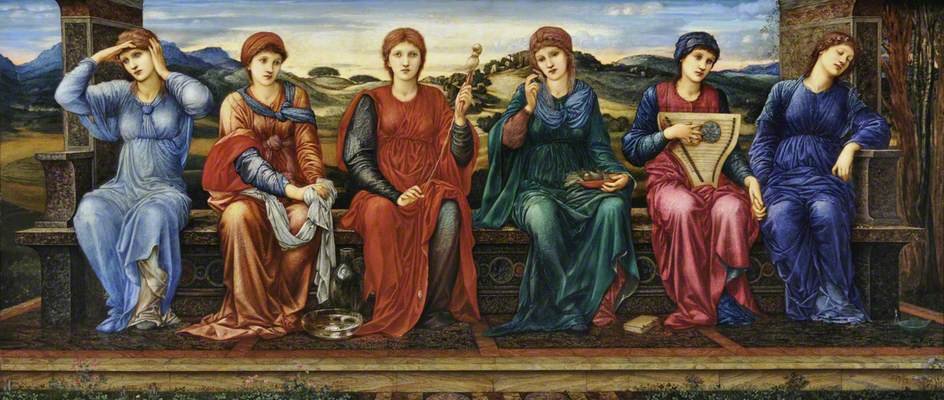 Godziny autorstwa Edward Burne Jones