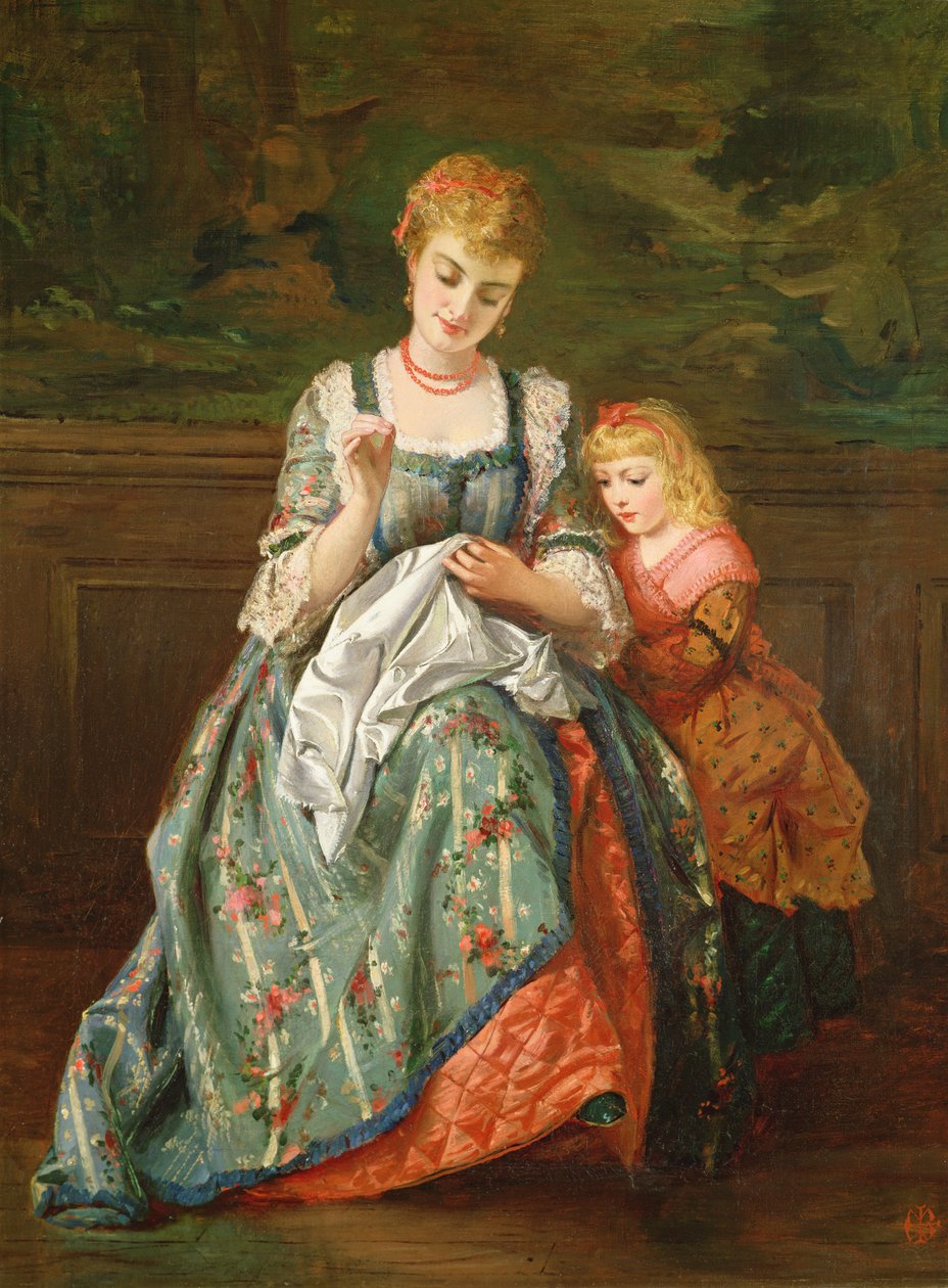 Lekcja szycia autorstwa Edward Charles Barnes