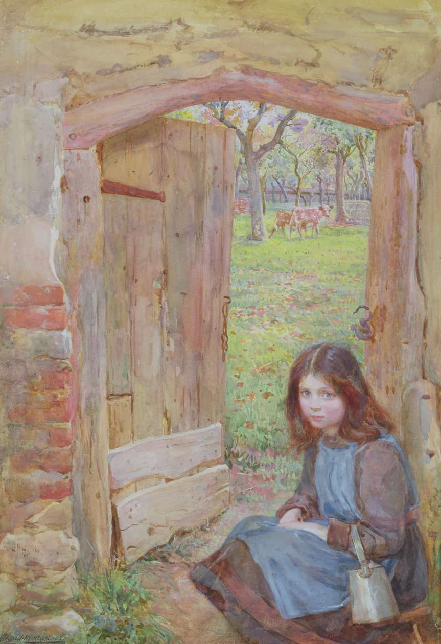 Przy Bramie Sadowej, 1903 (wc i kolor nadwozia na papierze) autorstwa Edward Clegg Wilkinson