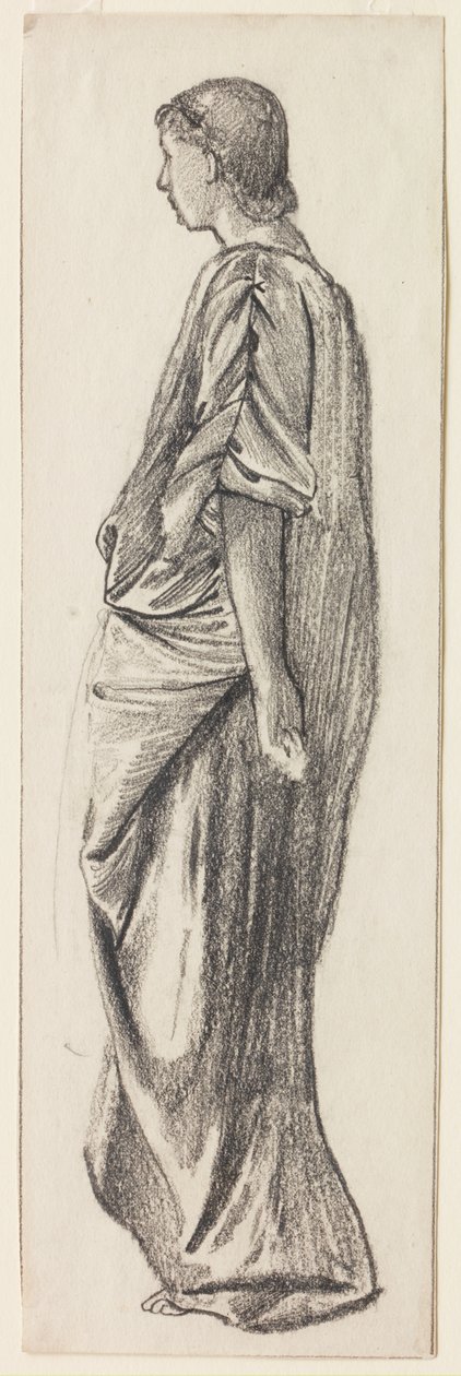 Postać w szatach autorstwa Edward Burne Jones