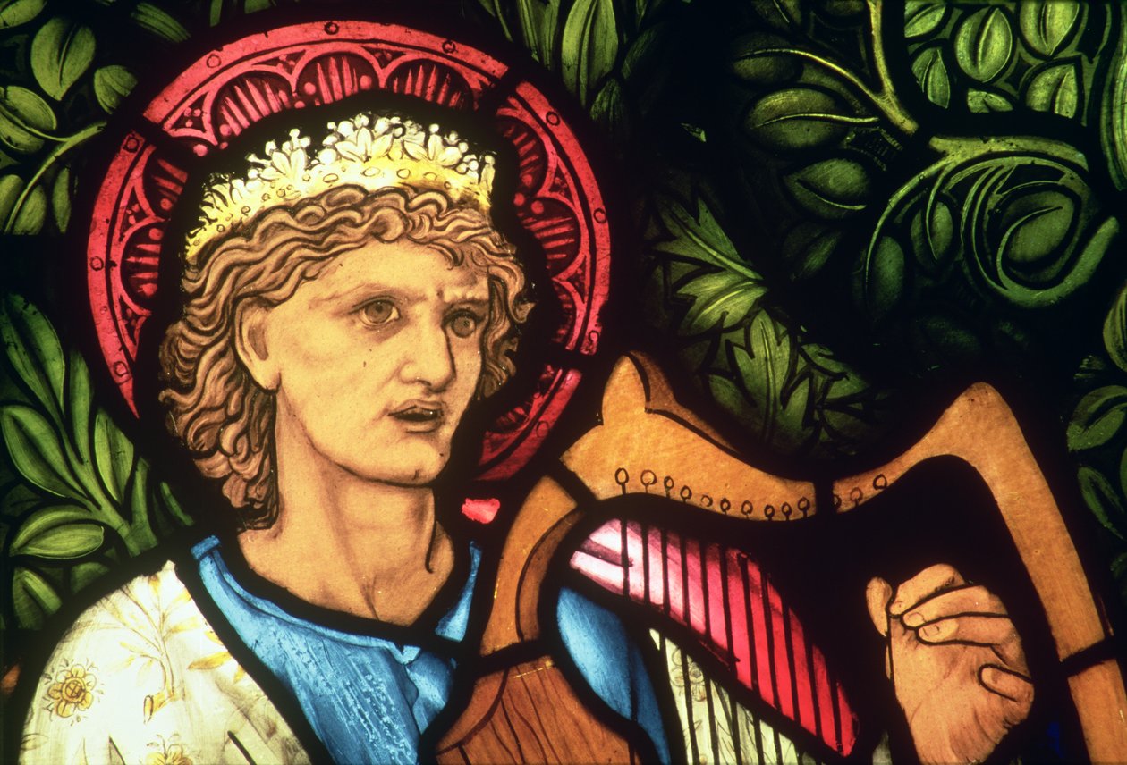 Król Dawid — Sir Edward Burne-Jones (1833-98), 1890 autorstwa Edward Burne Jones