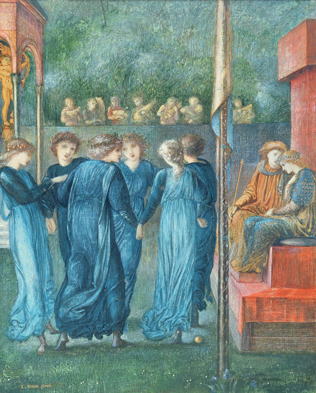 Ślub króla Rene, 1870 autorstwa Edward Burne Jones