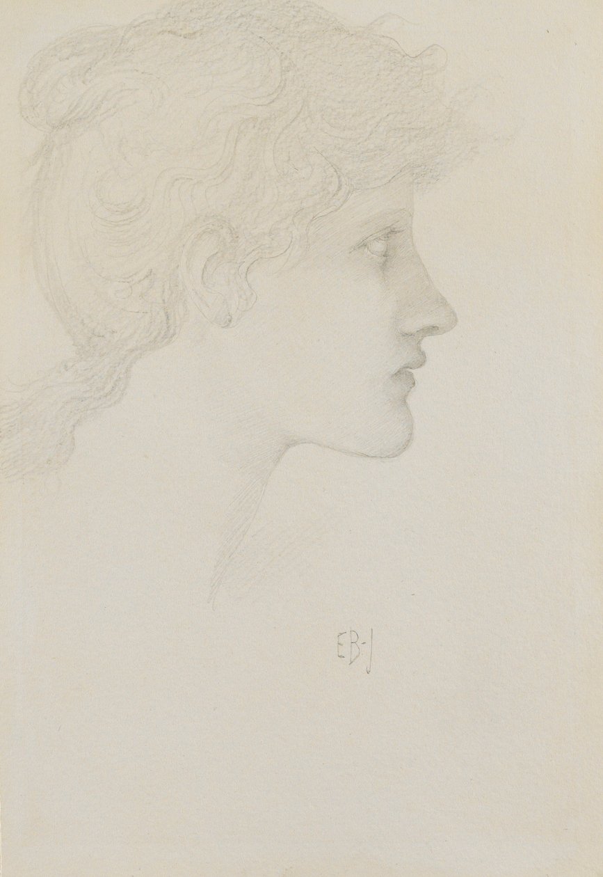 Maria Zambaco (ołówek) autorstwa Edward Burne Jones
