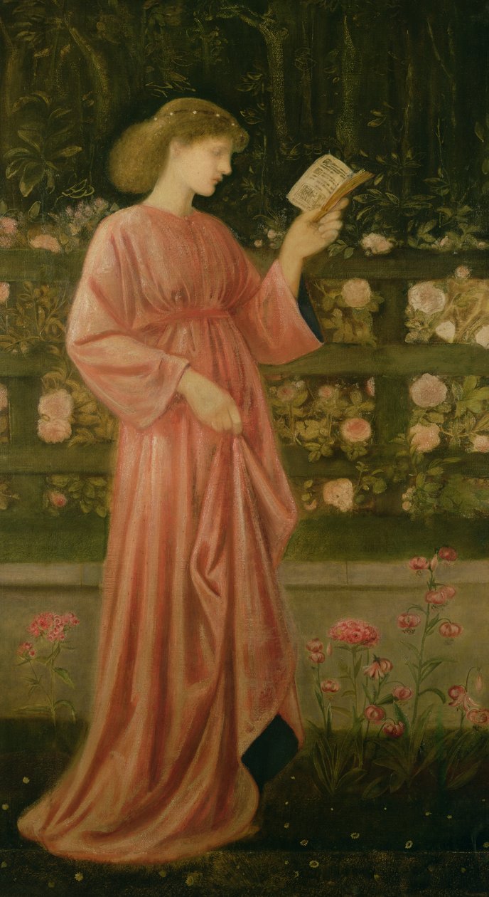 Księżniczka Sabra (córka króla) 1865-66 autorstwa Edward Burne Jones