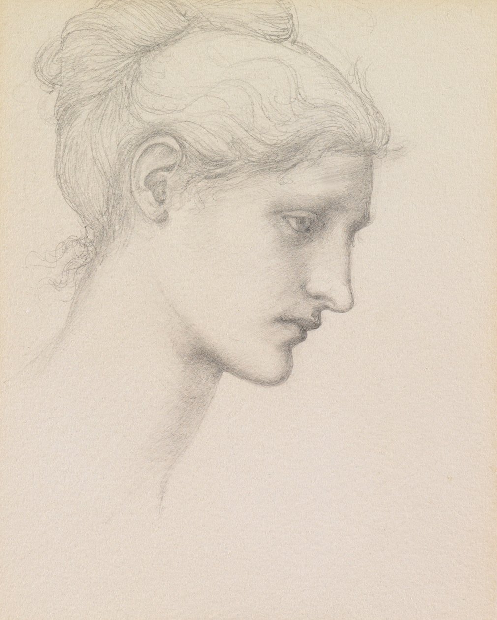 Studium dla Laus Veneria, c.1875 autorstwa Edward Burne Jones