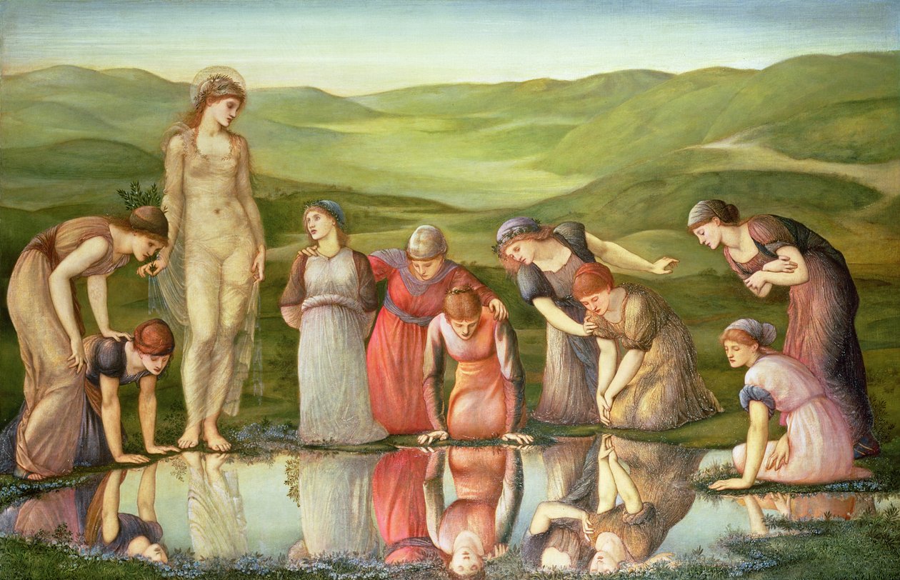 Zwierciadło Wenus autorstwa Edward Burne Jones