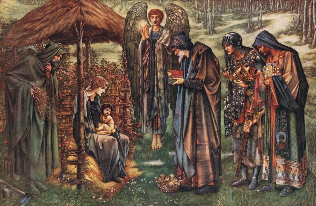 Gwiazda Betlejemska autorstwa Edward Burne Jones