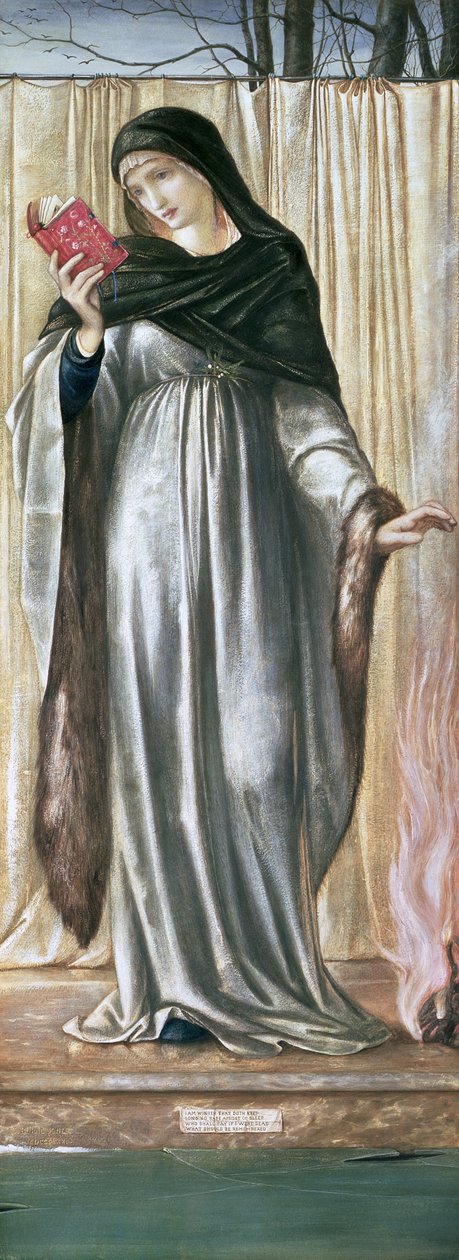 Zima 1869-70 autorstwa Edward Burne Jones
