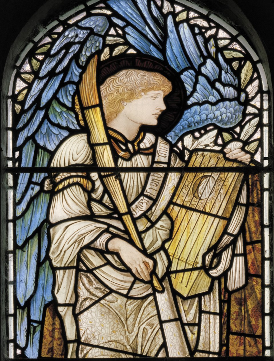 Anioł Muzyk, 1877 autorstwa Edward Burne Jones