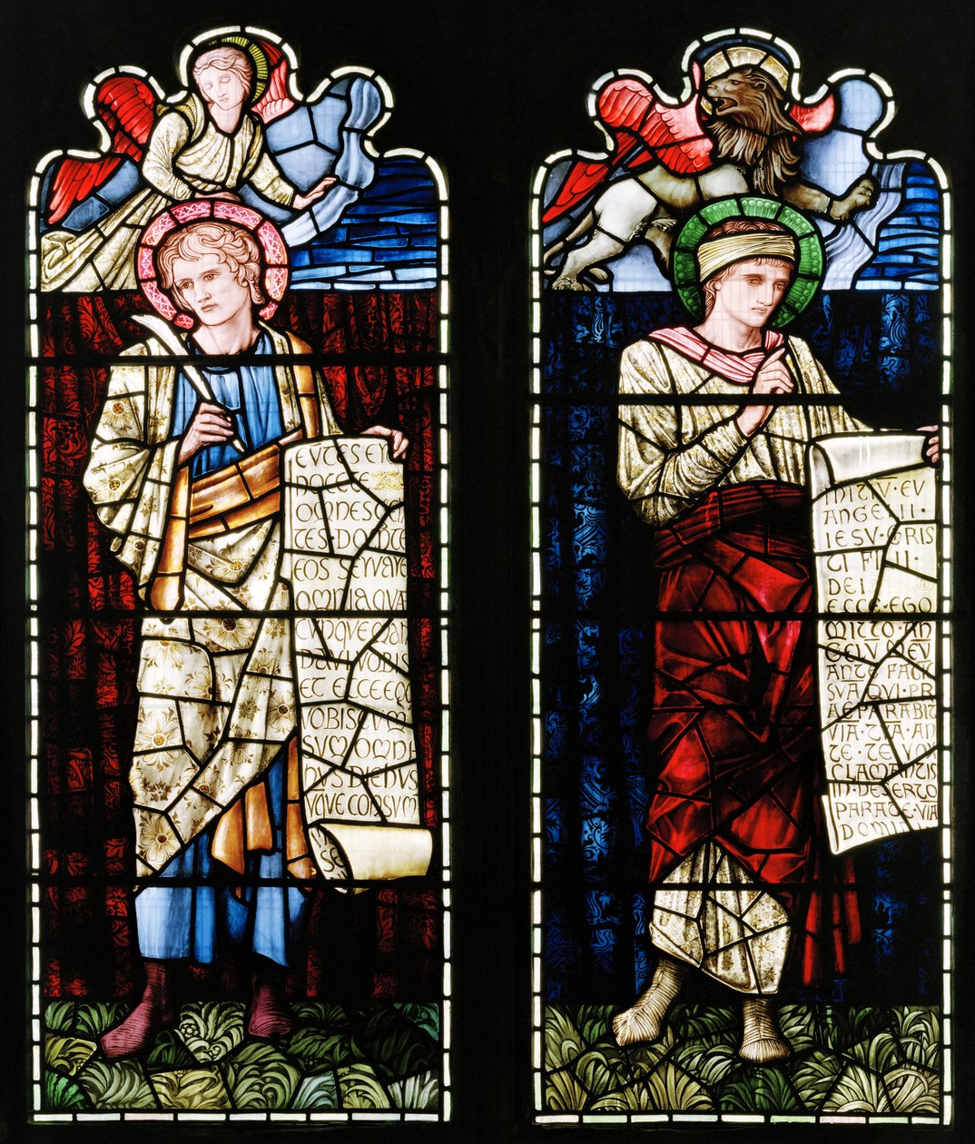 Ashton Under Lyne, Kościół Kongregacyjny Albion, Morris & Co., Edward Burne-Jones, St John, 1896 autorstwa Edward Burne Jones