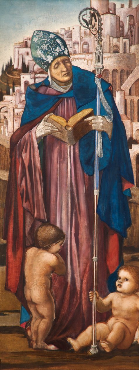 Święty Mikołaj, ok. 1870-98 autorstwa Edward Burne Jones