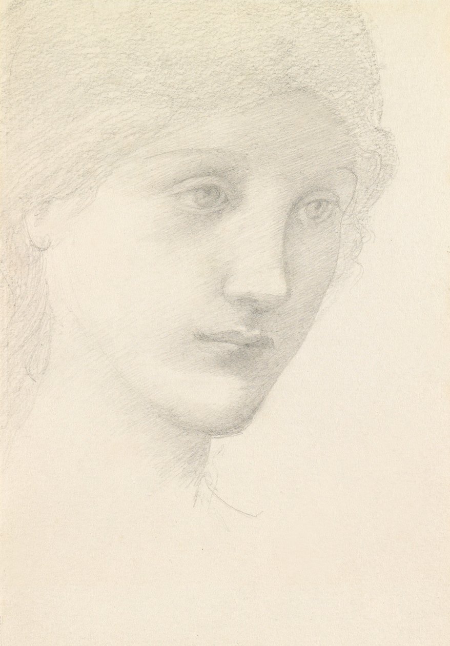 Studiuj dla Wenus w „Ogniach Boga” autorstwa Edward Burne Jones