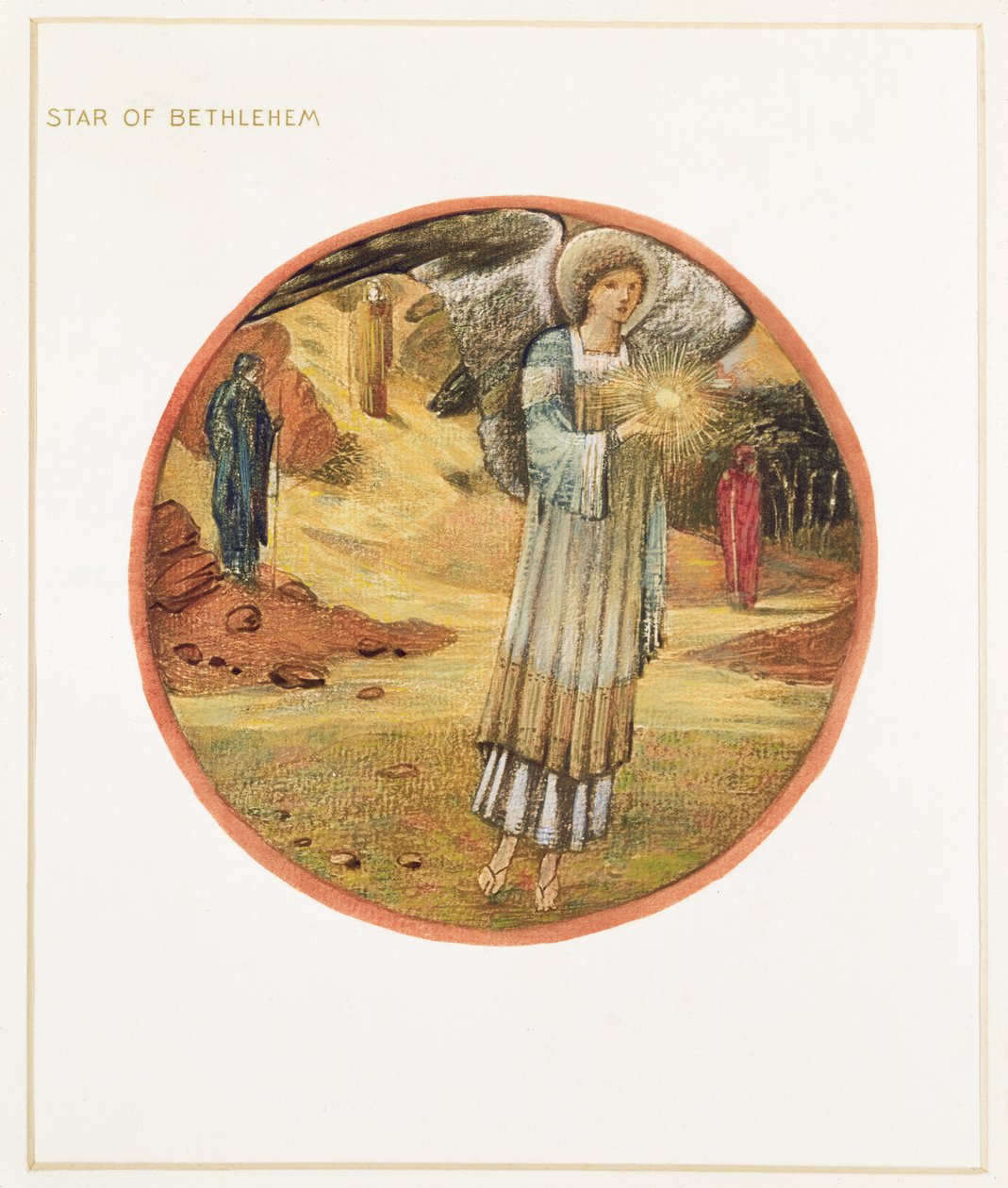 Księga kwiatów: WW. Gwiazda Betlejemska, 1905 (lit z gwaszem na papierze) autorstwa Edward Burne Jones