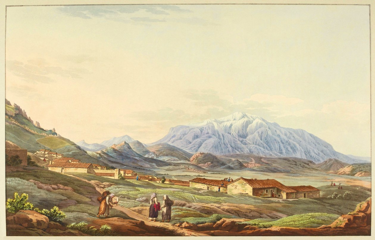 Góra Parnas autorstwa Edward Dodwell