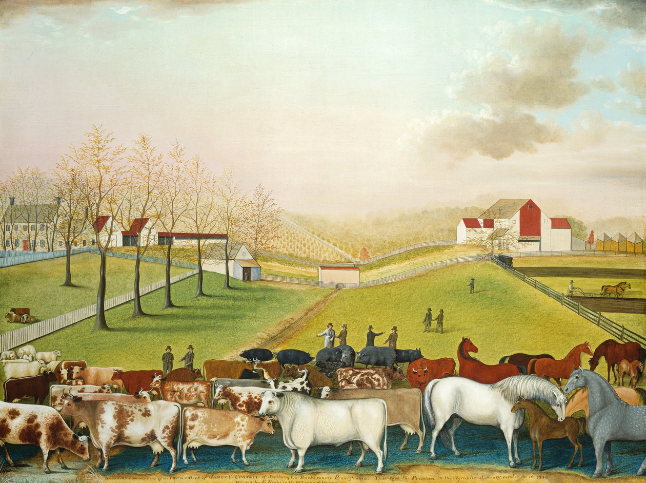 Farma Cornella autorstwa Edward Hicks