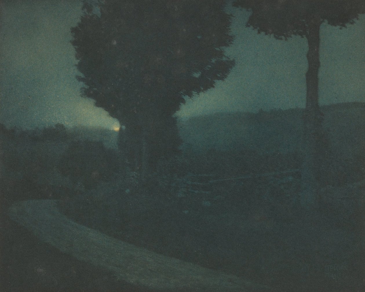 (Droga do Doliny - Wschód Księżyca) autorstwa Edward Jean Steichen