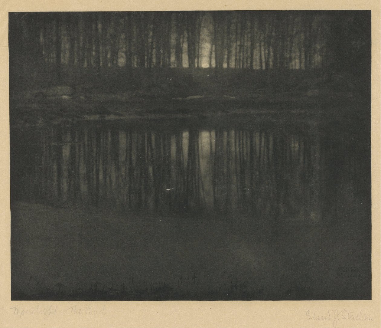Moonlight - staw autorstwa Edward Jean Steichen
