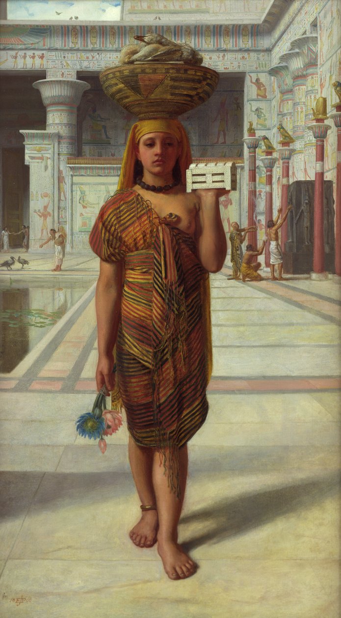 Ofiarowanie Izydzie, 1866 autorstwa Edward John Poynter