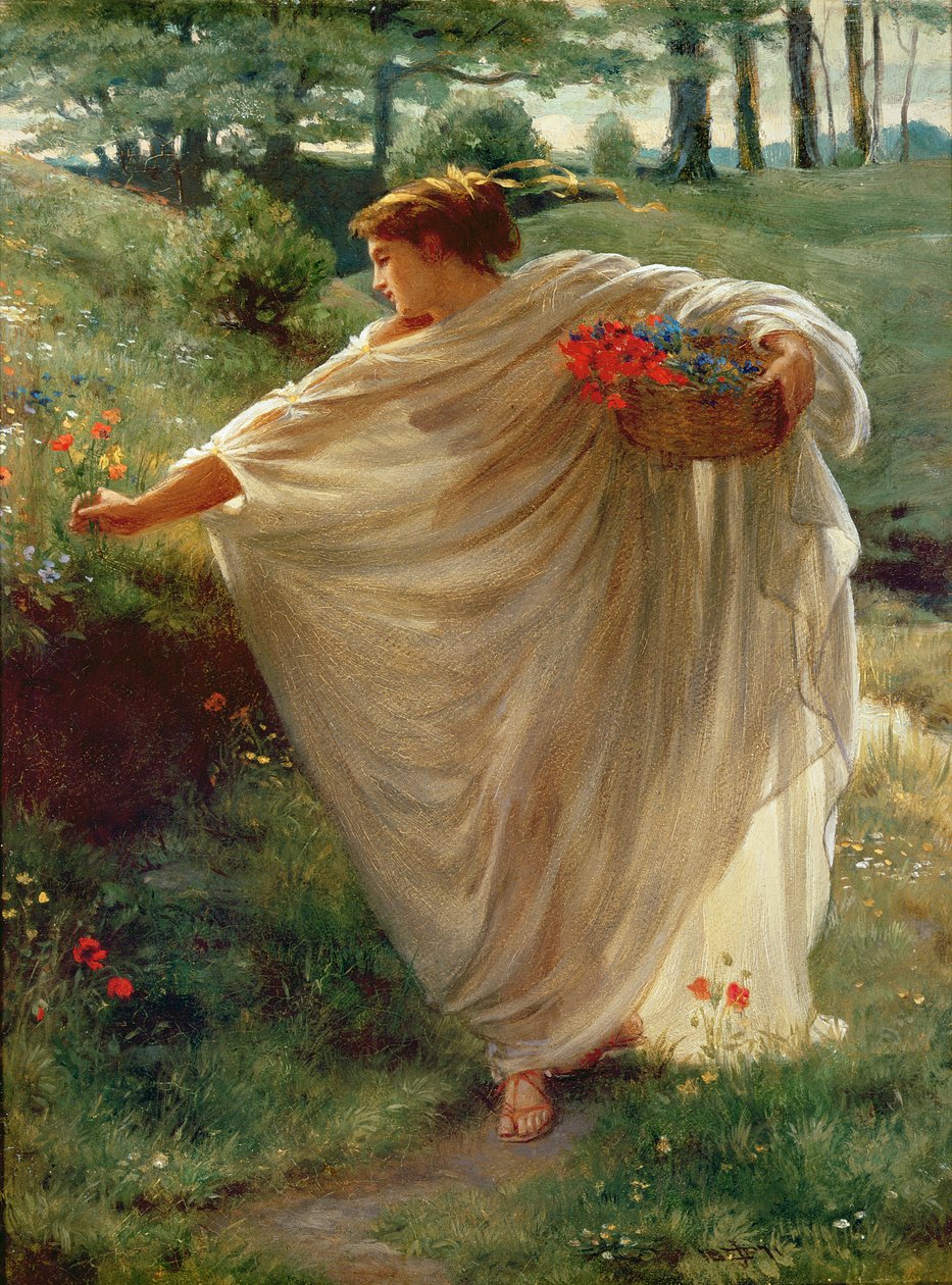 Dzikie kwiaty autorstwa Edward John Poynter