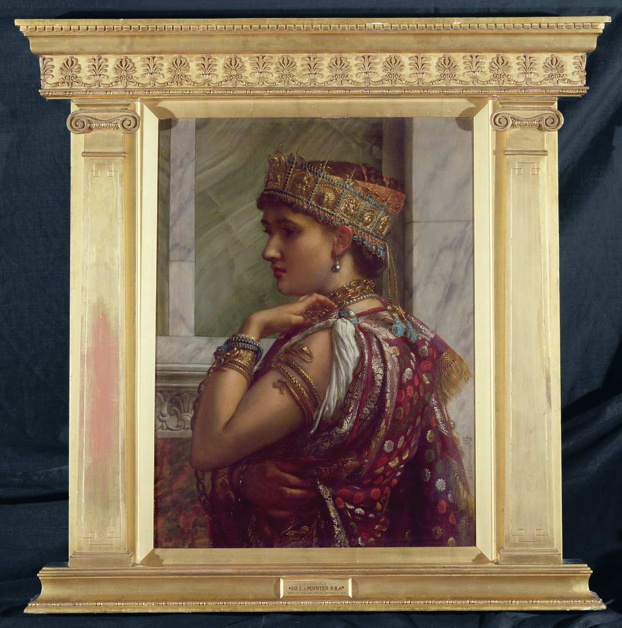 Więzień Zenobii, 1878 autorstwa Edward John Poynter