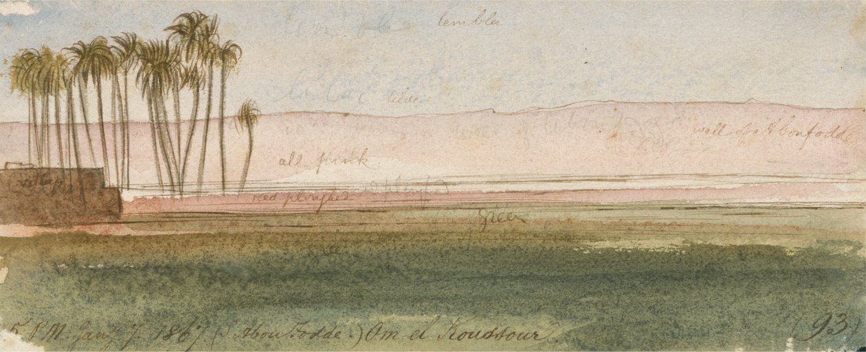 (Szejk Abu Jedzenie) ML Qasour autorstwa Edward Lear