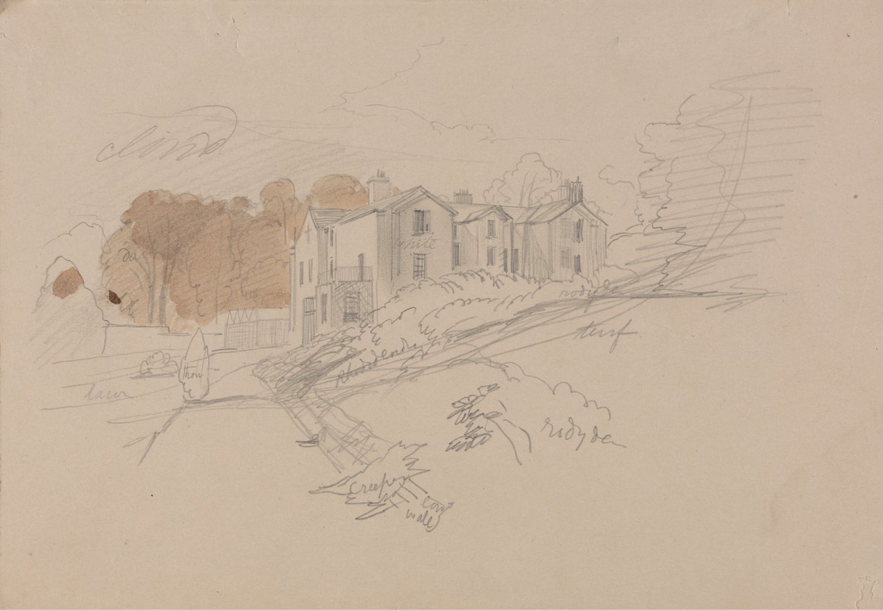 Dom na wsi autorstwa Edward Lear