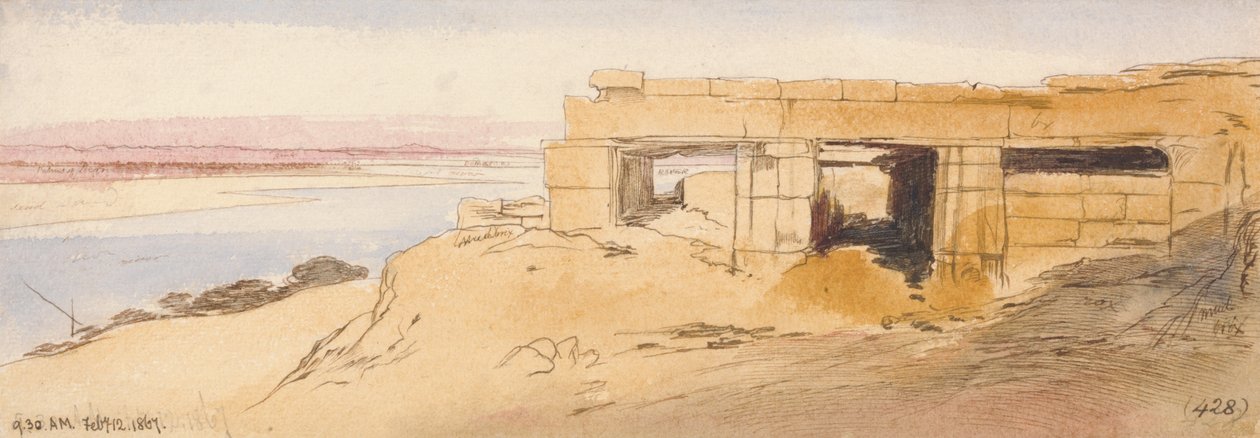 Amada, godz. 9-30, 12 lutego 1867 autorstwa Edward Lear