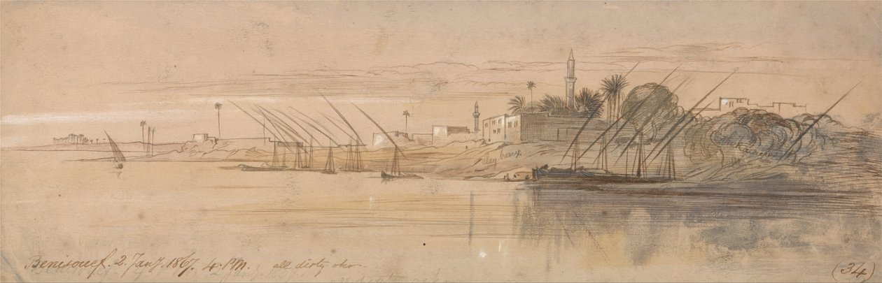 Benisouef autorstwa Edward Lear