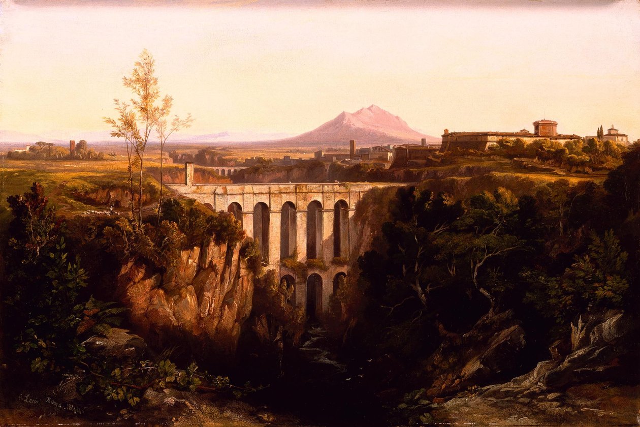 Civita Castellana autorstwa Edward Lear