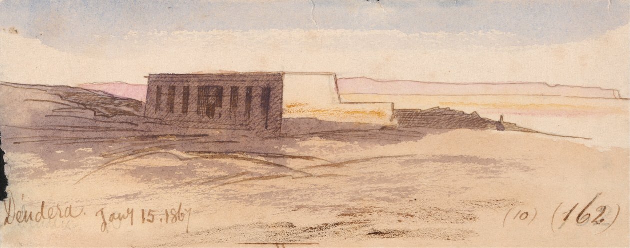Dendera 162 autorstwa Edward Lear