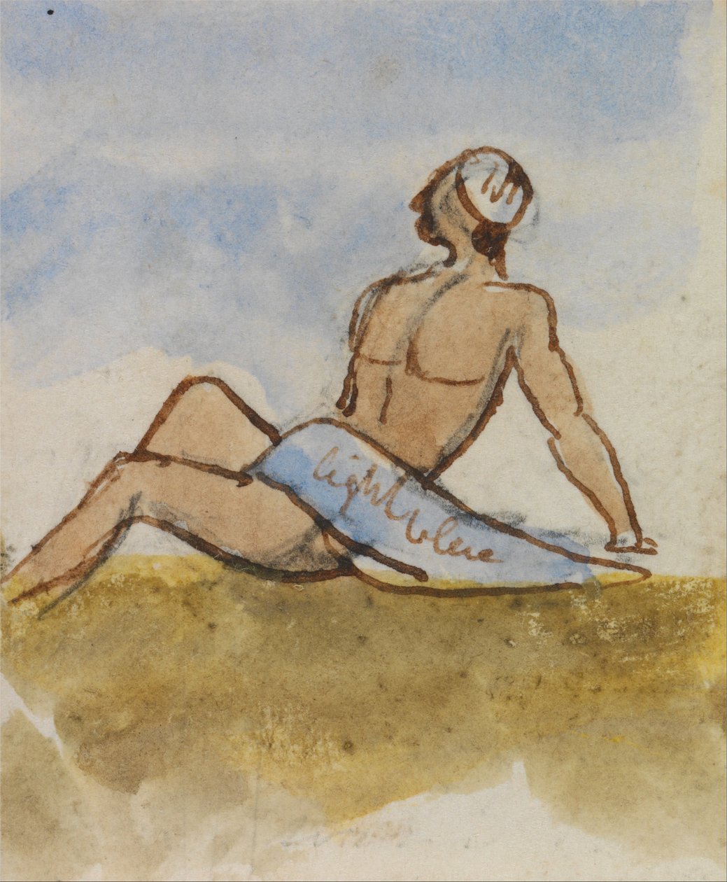 Egipcjanin autorstwa Edward Lear