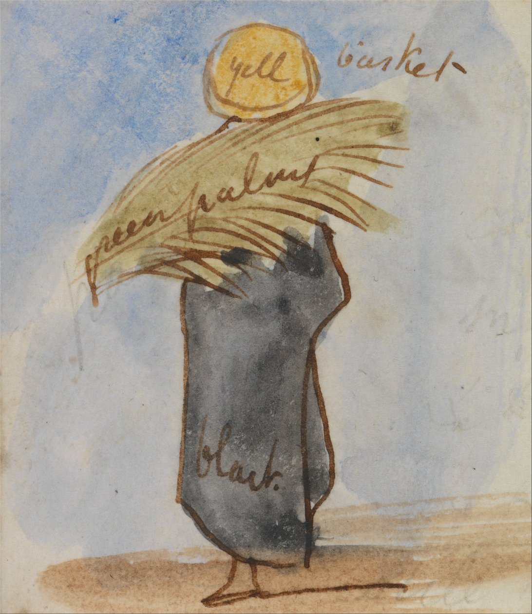 Egipcjanin autorstwa Edward Lear