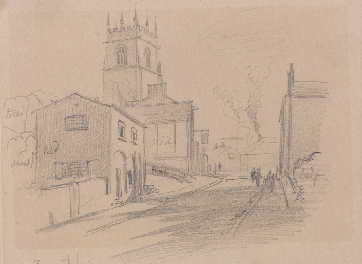 Angielskie miasto wiejskie autorstwa Edward Lear
