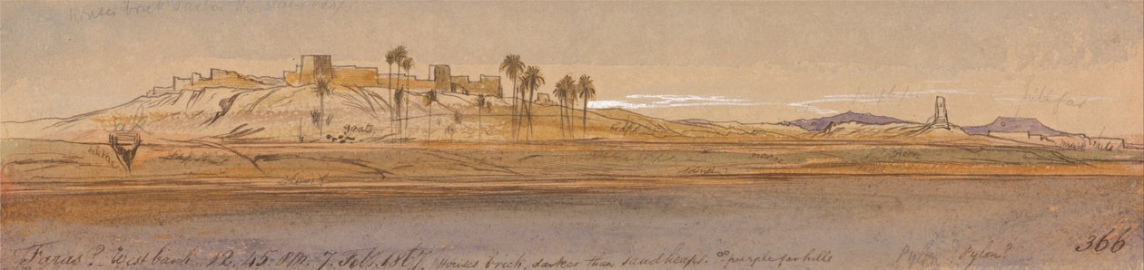 Czy Westbank autorstwa Edward Lear
