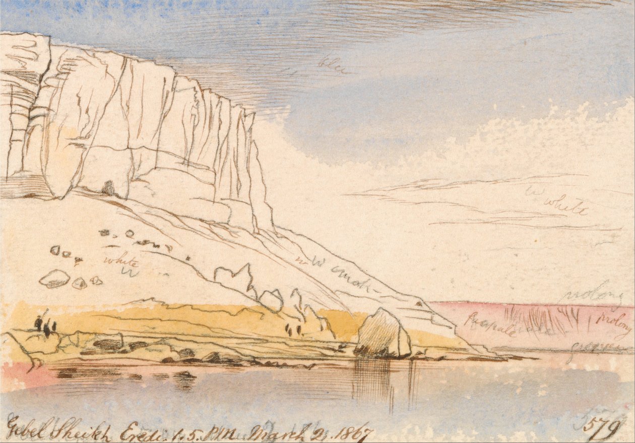 Spadkobiercy Jebel Sheikh autorstwa Edward Lear