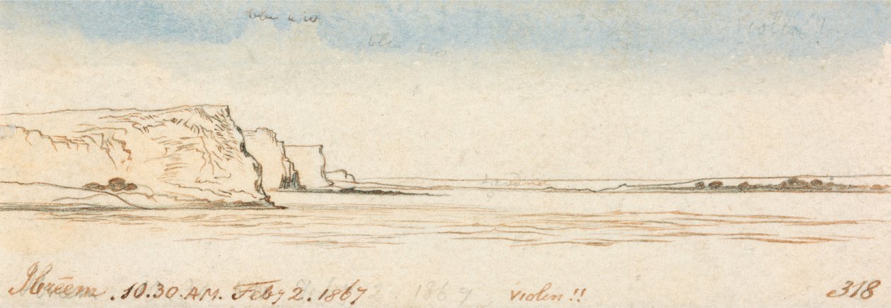 Ibreem, 10-30 rano, 2 lutego 1867 (318) autorstwa Edward Lear