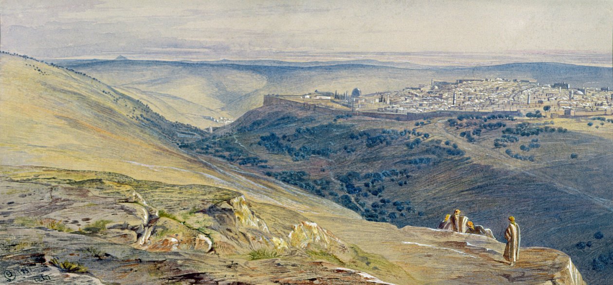Jerozolima autorstwa Edward Lear